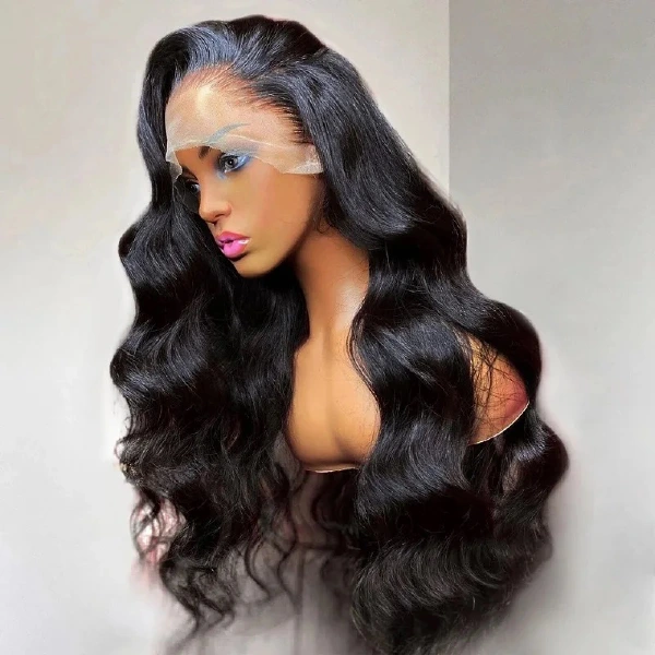 Wholesale 13AAA Body Wave Full Frontal Lace Wigs Human Hair 13x4 Lace Frontal Wig Body Wave Natural Wig
