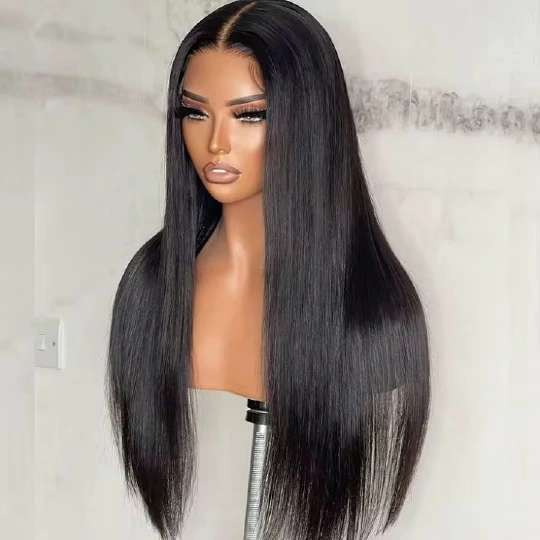 Wholesale 13A Glueless Human Hair 4x4 Lace Wigs Natural Color Wig