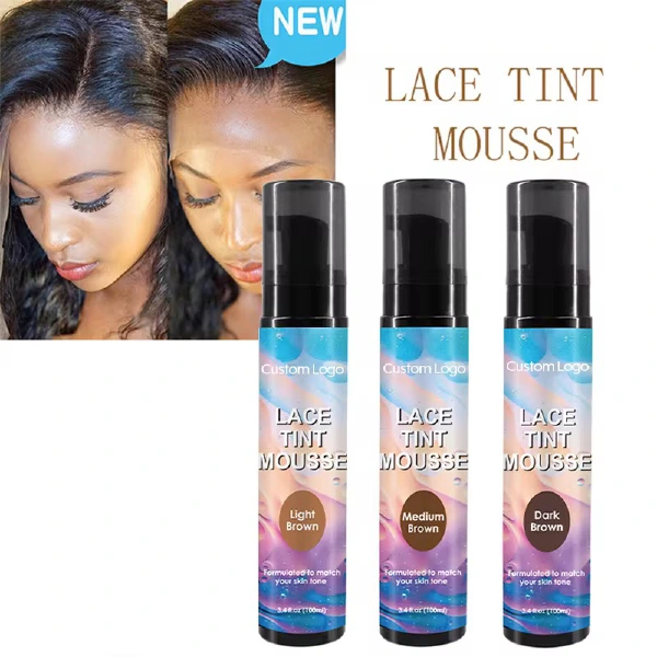 Rarlon Lace Tint Spray with three stored brown selector values