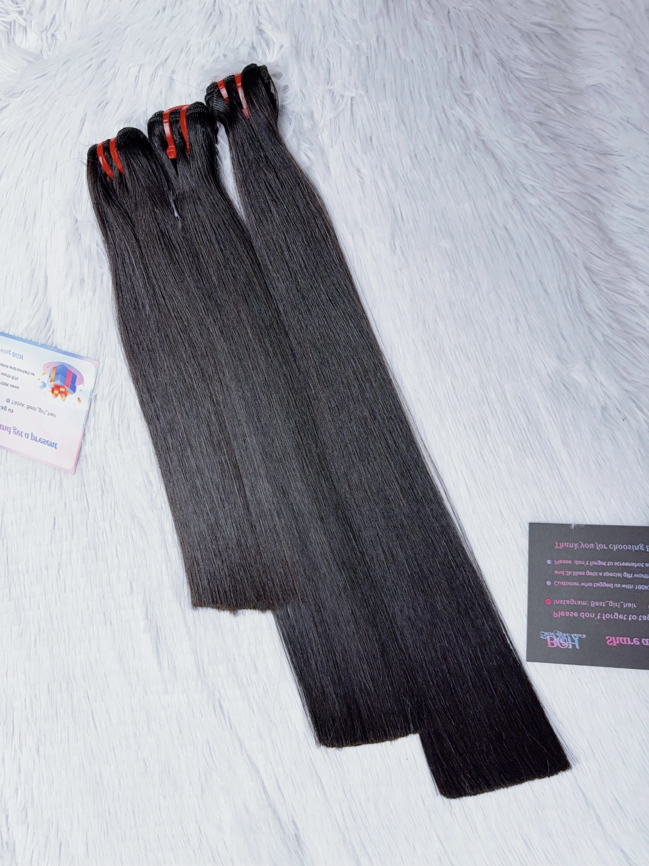 Vietnamese 15A Bone Straight human hair bundles from 6 to 24 inches