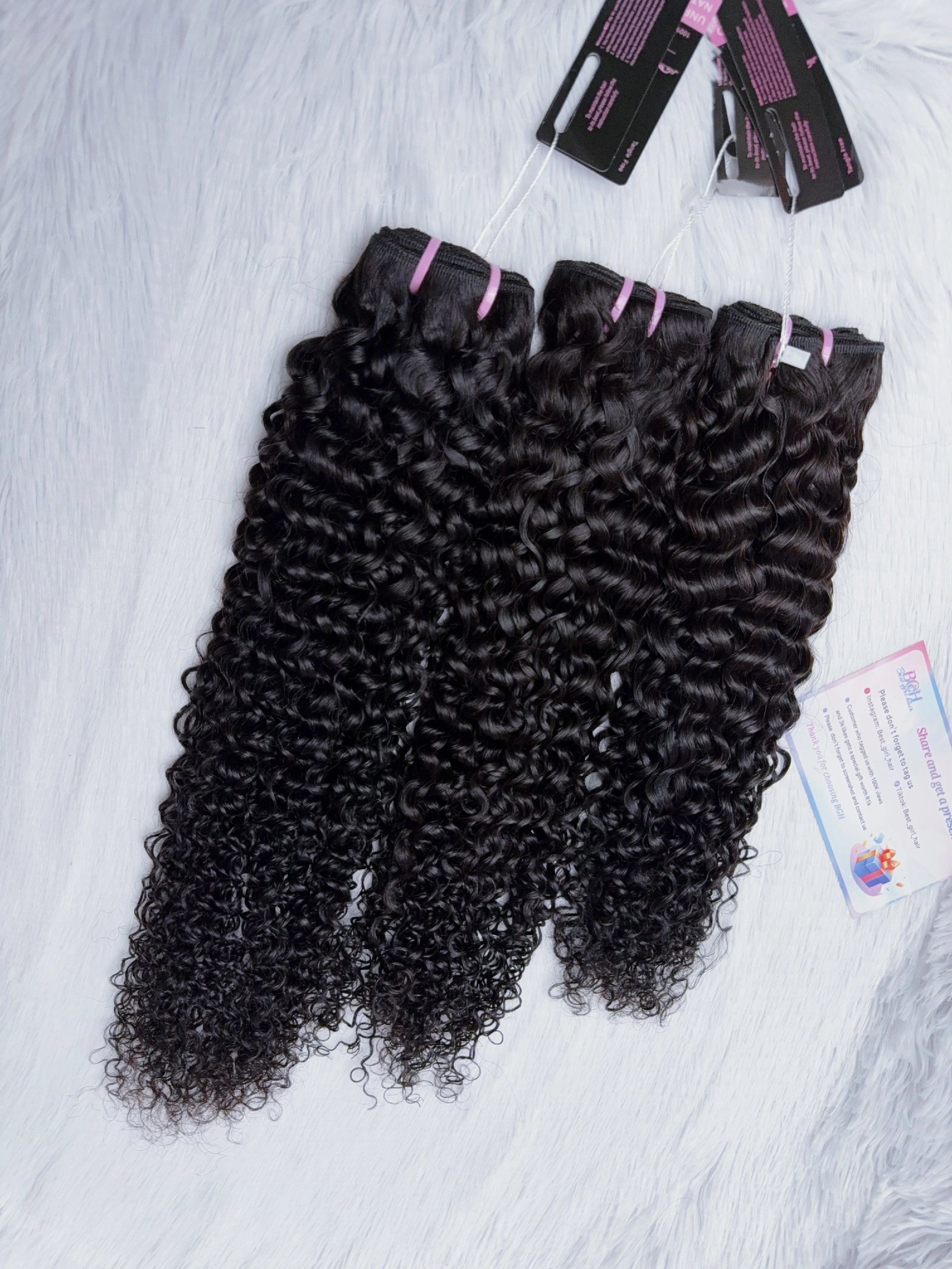 13AA Jerry Curly human hair bundles in eleven live lengths