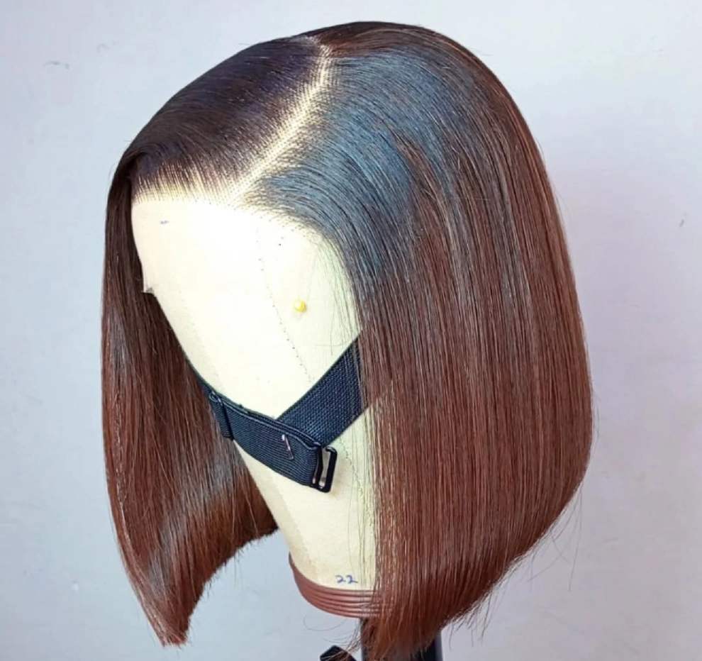 Wholesale Vietnamese Human Hair Wigs Raw Hair Glueless 4x4 & 5x5 Bob Wigs Bone Straight Ombre two tone color