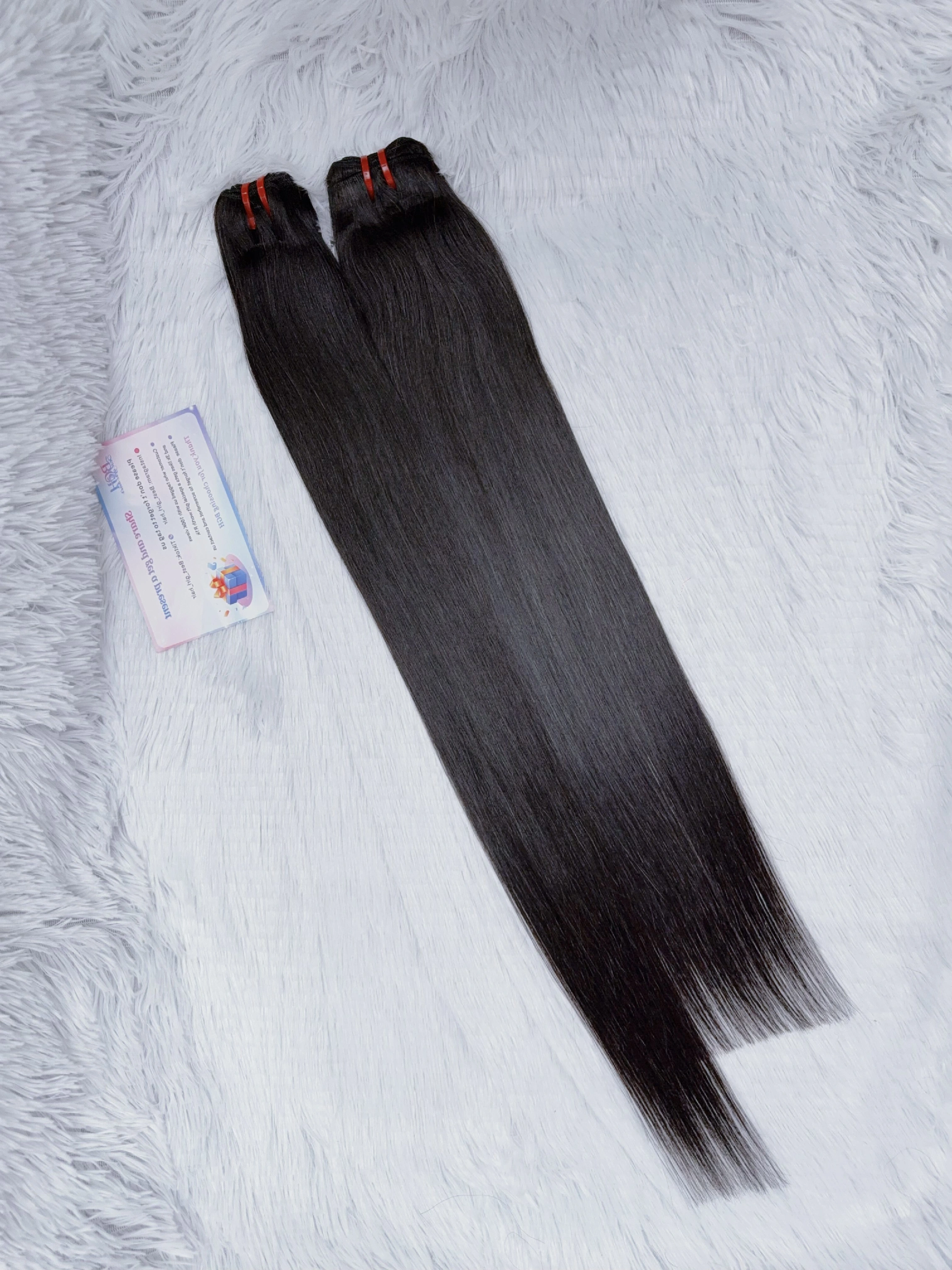 Vietnamese 13AA straight human hair bundles in eleven lengths