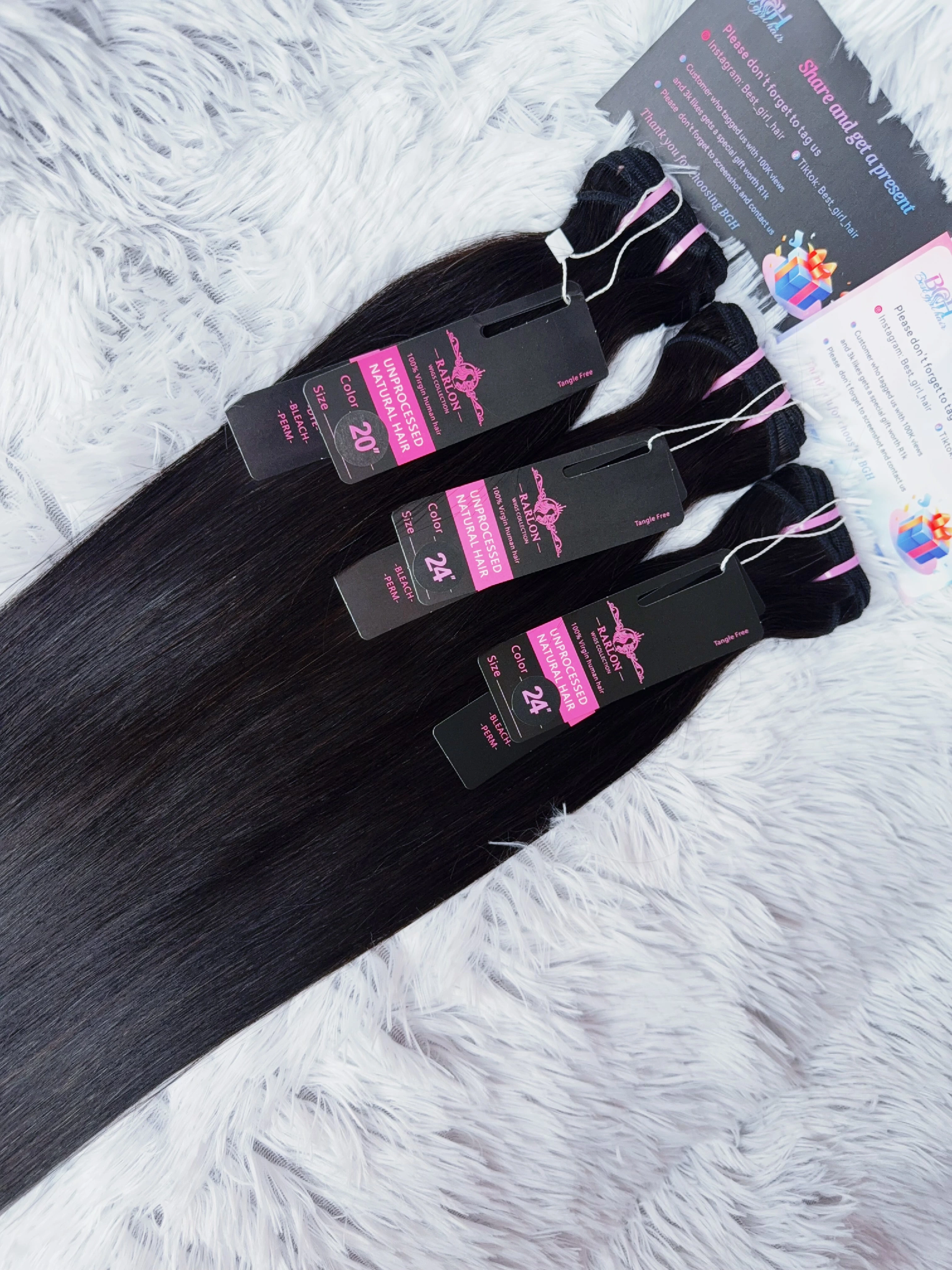 Rarlon Hair 13AA straight human hair bundle
