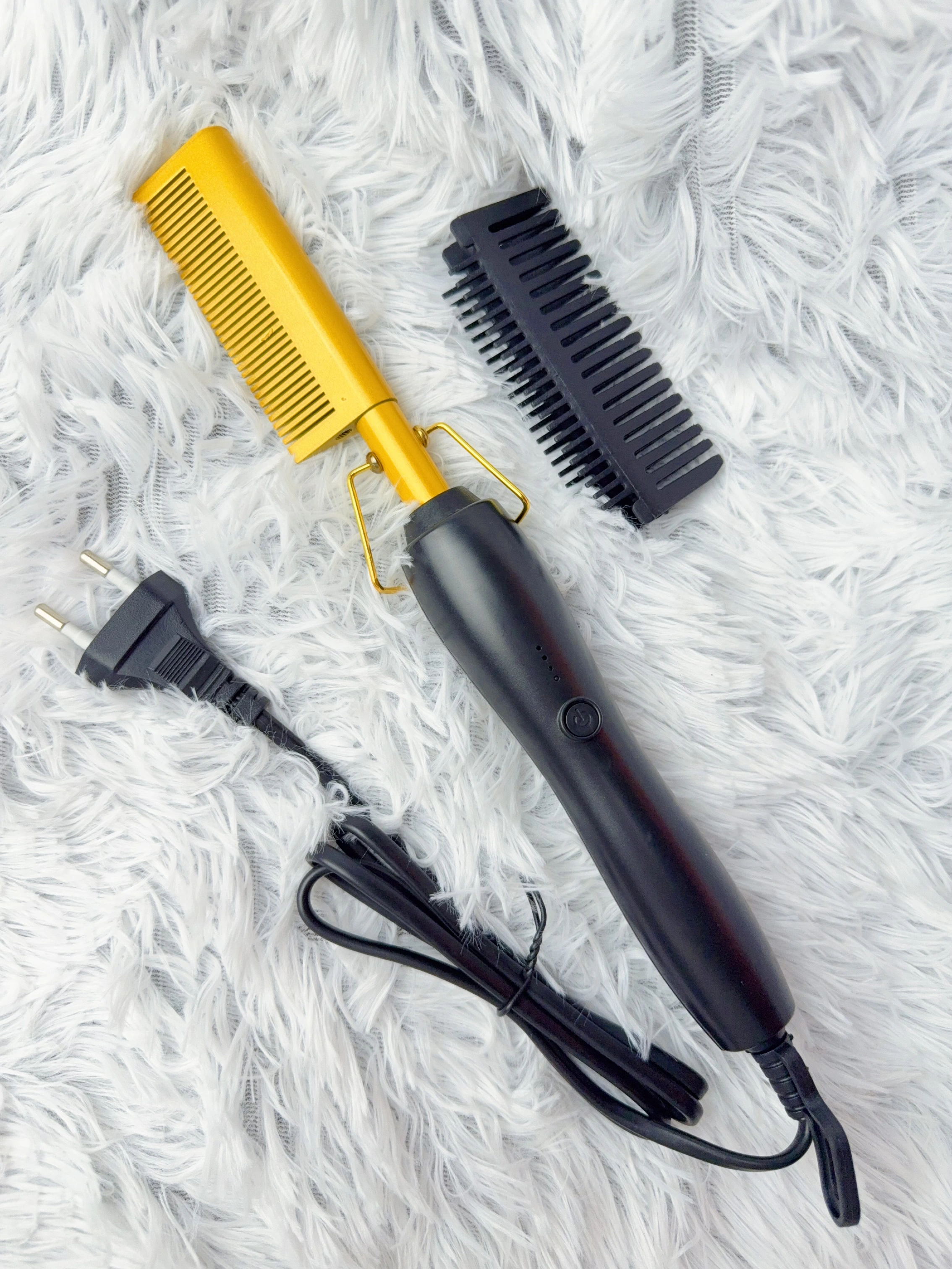 Rarlon Hot Iron Comb Straight Hair Brush single-piece listing