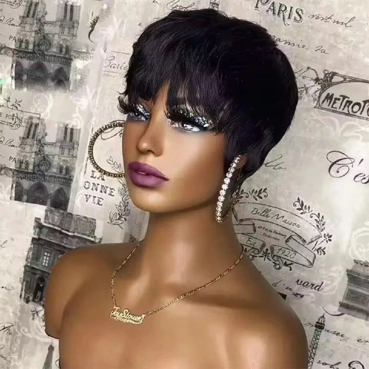 Wholesale Wear and Go Glueless Short Pixie Cut Wigs 