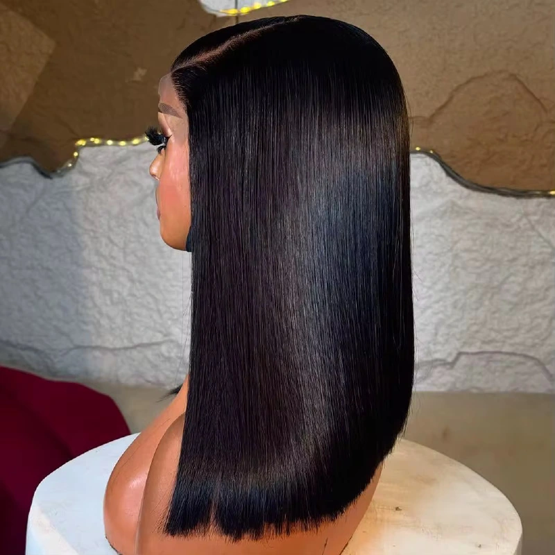 15A Vietnamese 13x4 full-frontal bone-straight wig
