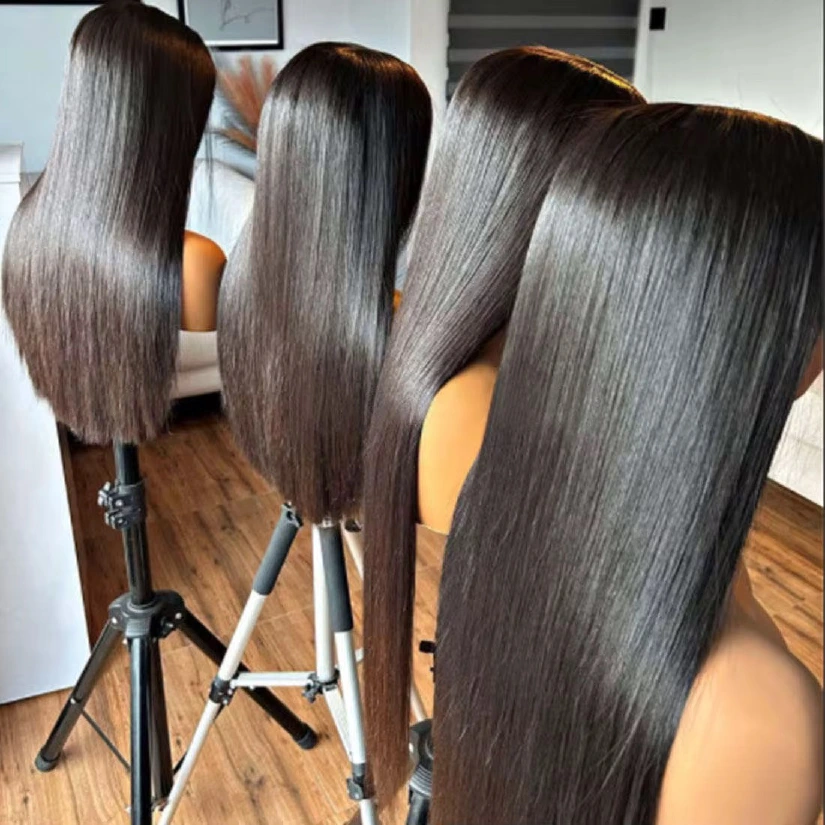 15A Vietnamese 13x4 full-frontal bone-straight wig