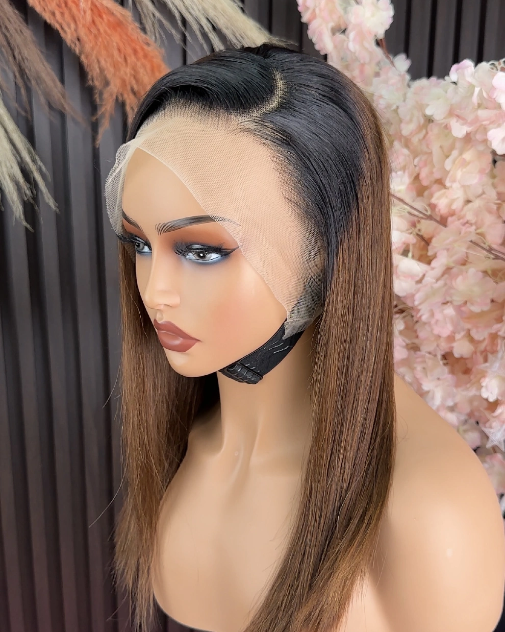 15A Vietnamese T2/#4 13x4 raw virgin-hair bob wig