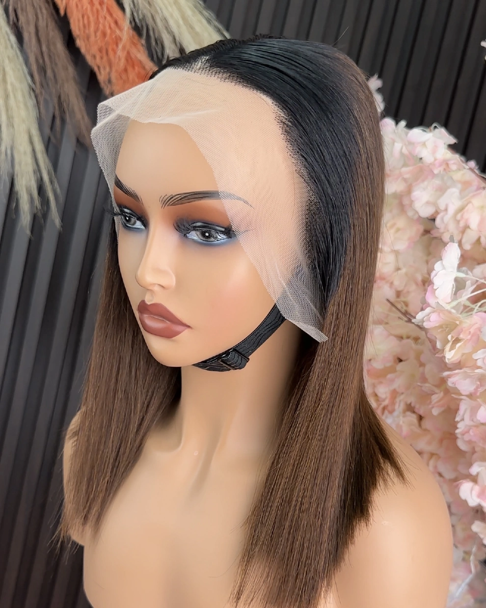 15A Vietnamese T2/#4 13x4 raw virgin-hair bob wig