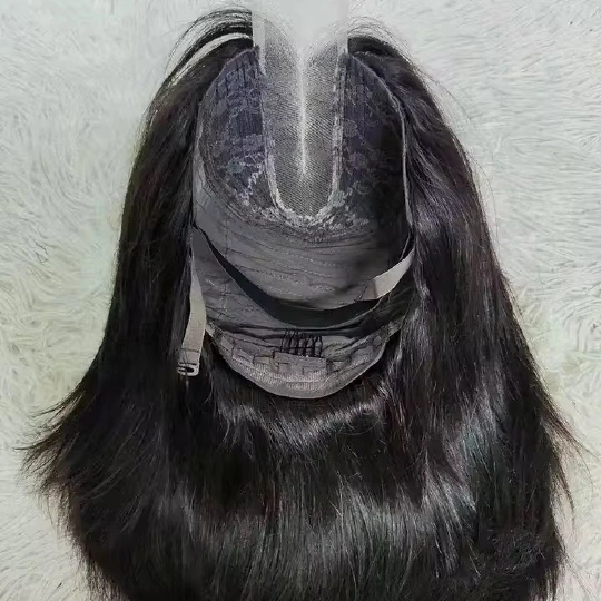 14AA SDD Natural Black 2x6 glueless bob wig