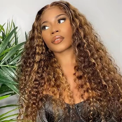 4/27 deep-wave 13x4 full-frontal lace wig