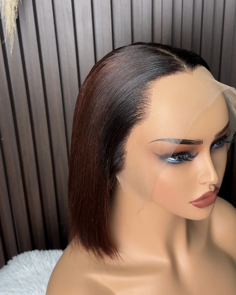 15A Vietnamese M Lagos Hairline 13x4 frontal bob wig