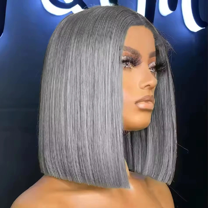 Vietnamese 10-inch 2x6 glueless bob wig colour options