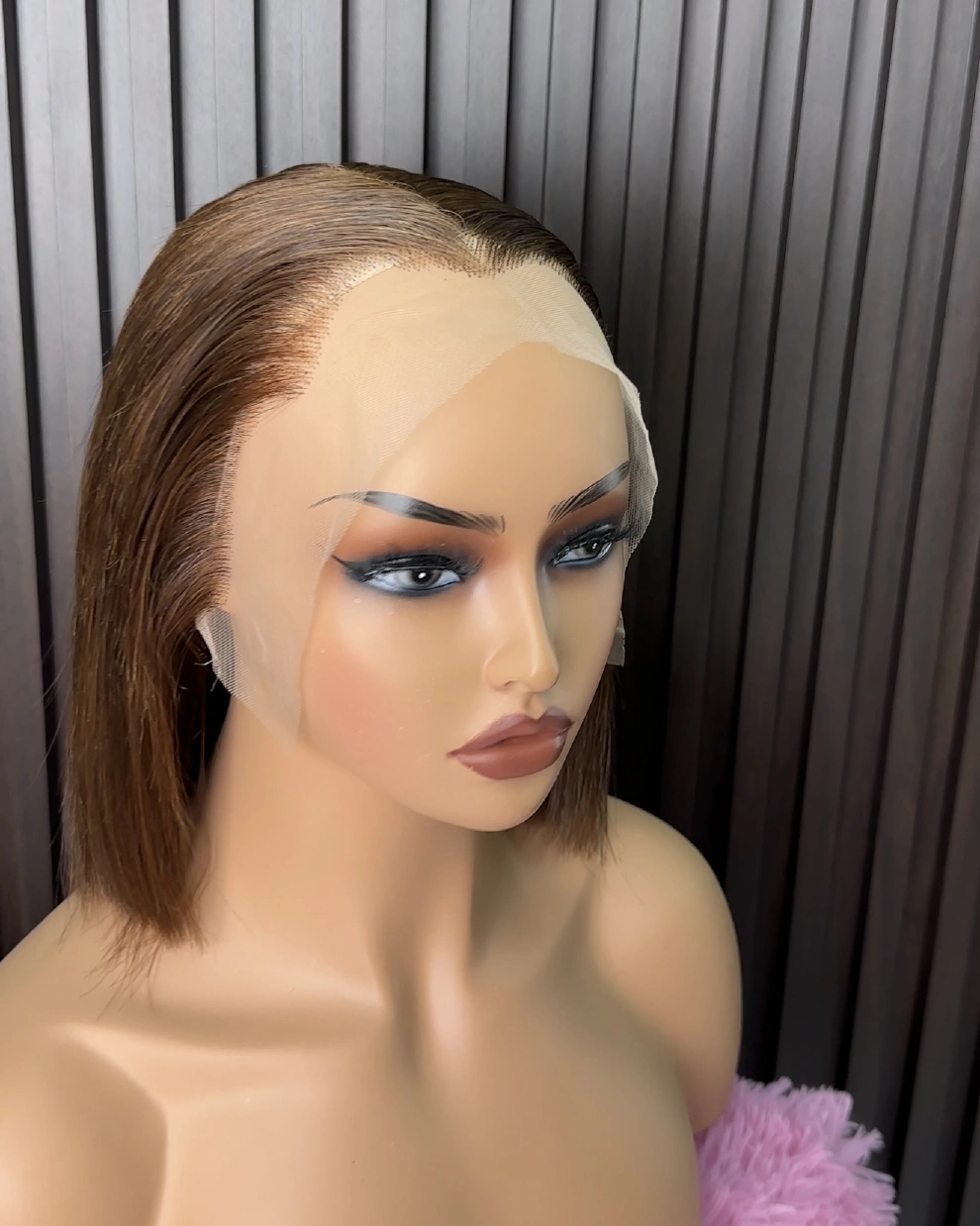 15A Vietnamese M Lagos Hairline 13x4 frontal bob wig