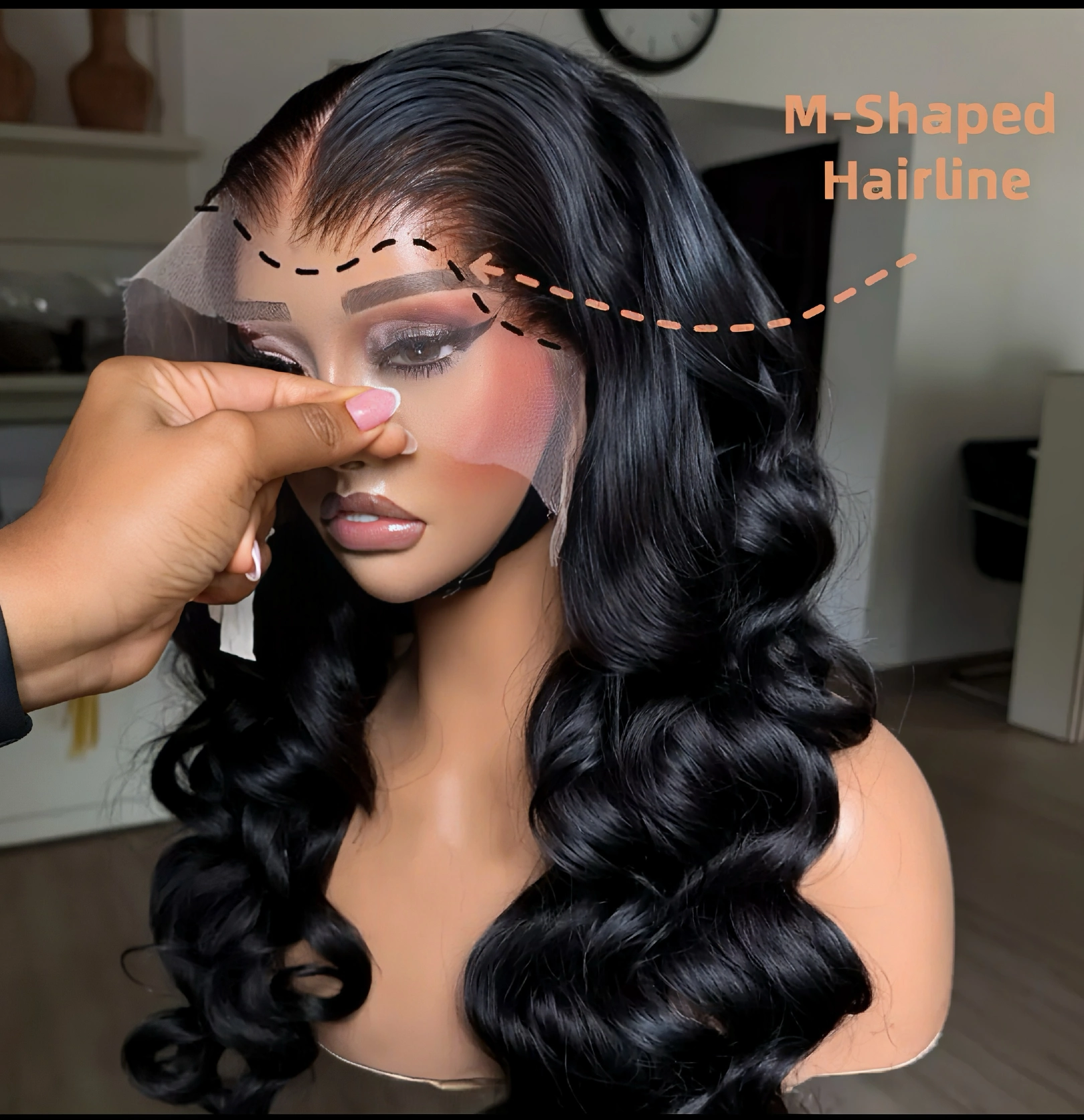 16A SDD HD M Lagos Hairline 13x4 frontal wig