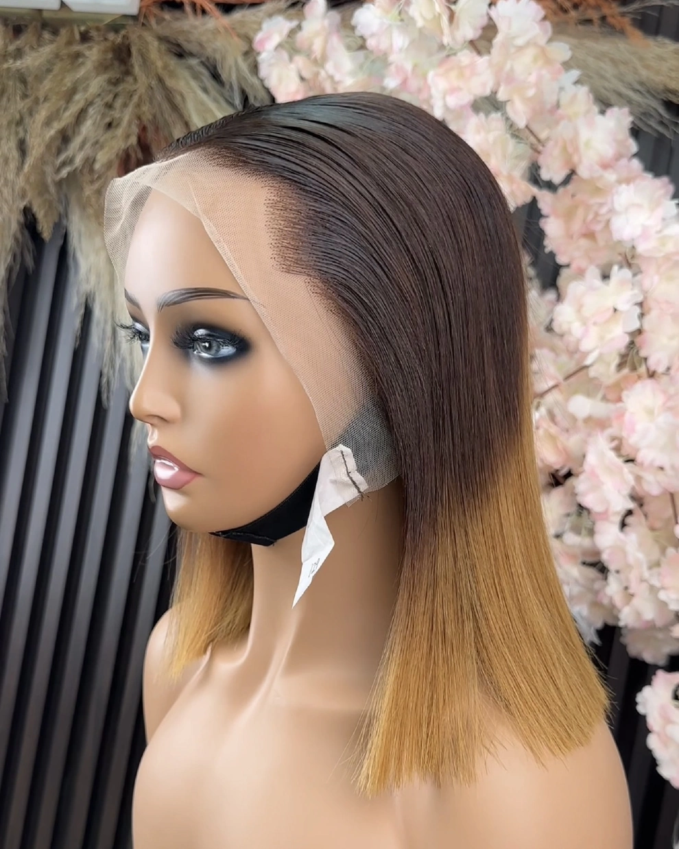 15A Vietnamese T4/27 M Lagos Hairline 13x4 bob wig
