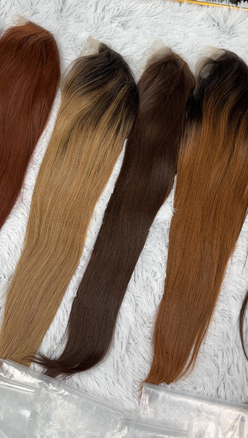 15A Vietnamese raw-hair 5x5 glueless colour wigs