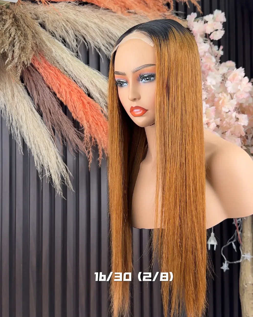 Vietnamese double-drawn straight brown 4x4 glueless wig options