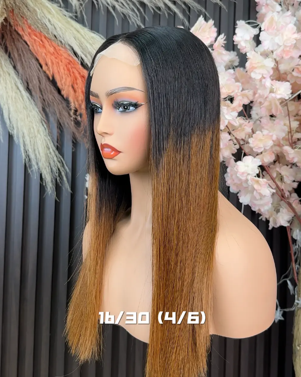Vietnamese double-drawn straight brown 4x4 glueless wig options