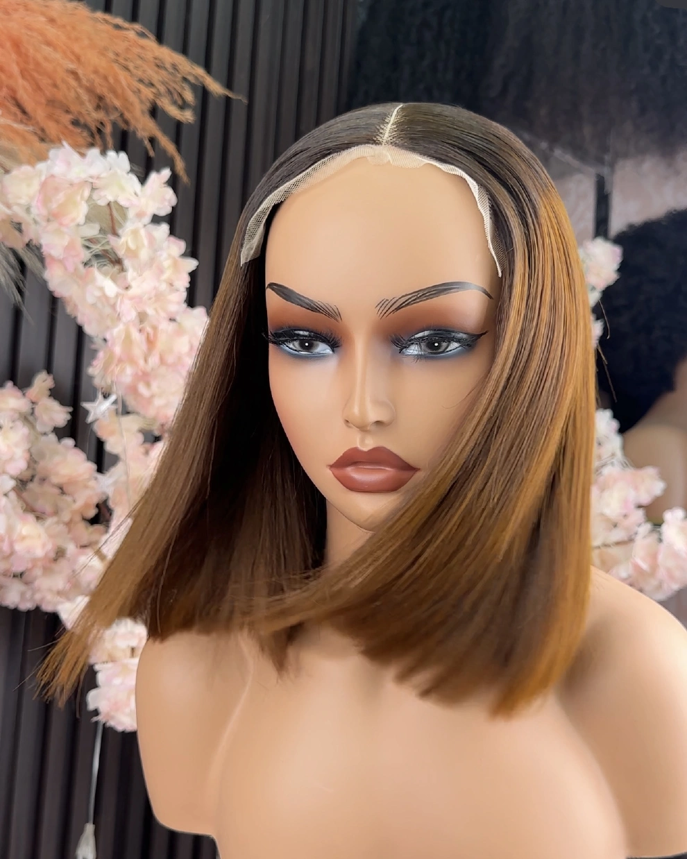 Wholesale 16A Raw Hair Bob 5x5 Glueless Bob Wigs Vietnamese Raw Hair 5x5 Color Wig 1# & 2# & 3#