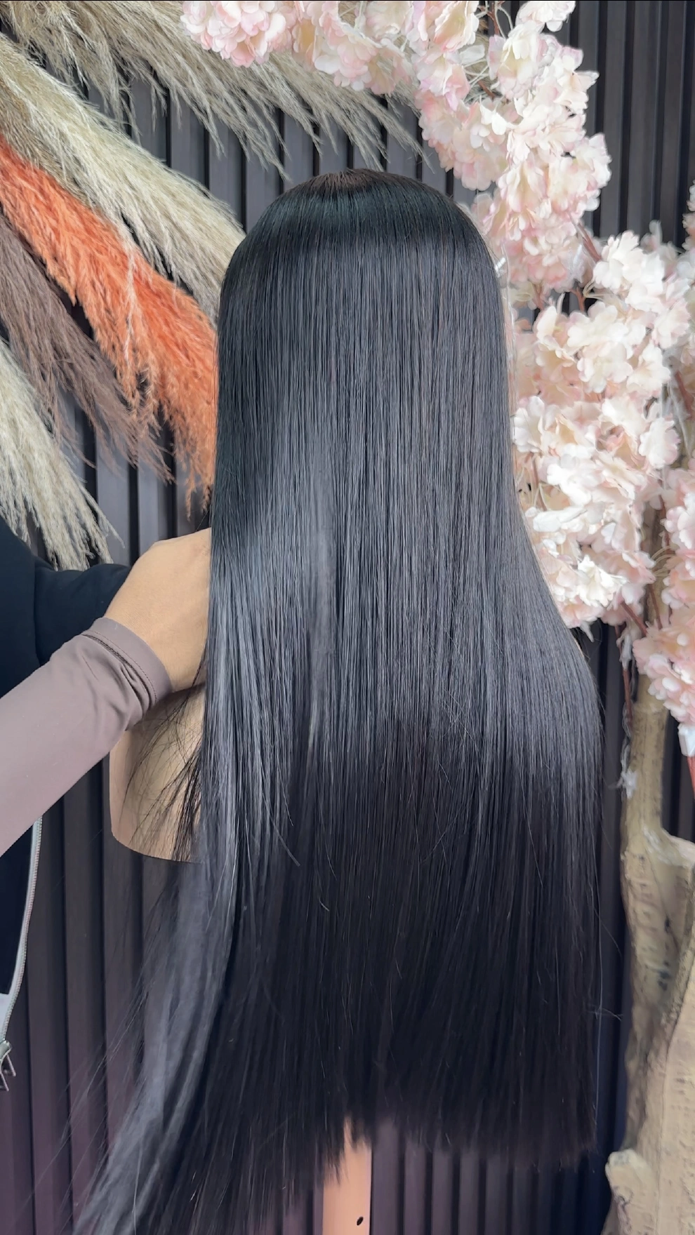 Wholesale 15A Vietnamese 5x5 & 13x4 Glueless Wig Long Glueless Bone Straight Natural Color Wig